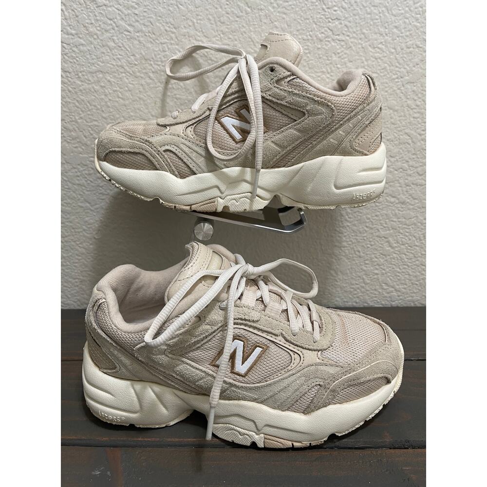 New Balance 452 Beige WX452RM Womens Shoes Size 5 Training 360 Fit Suede